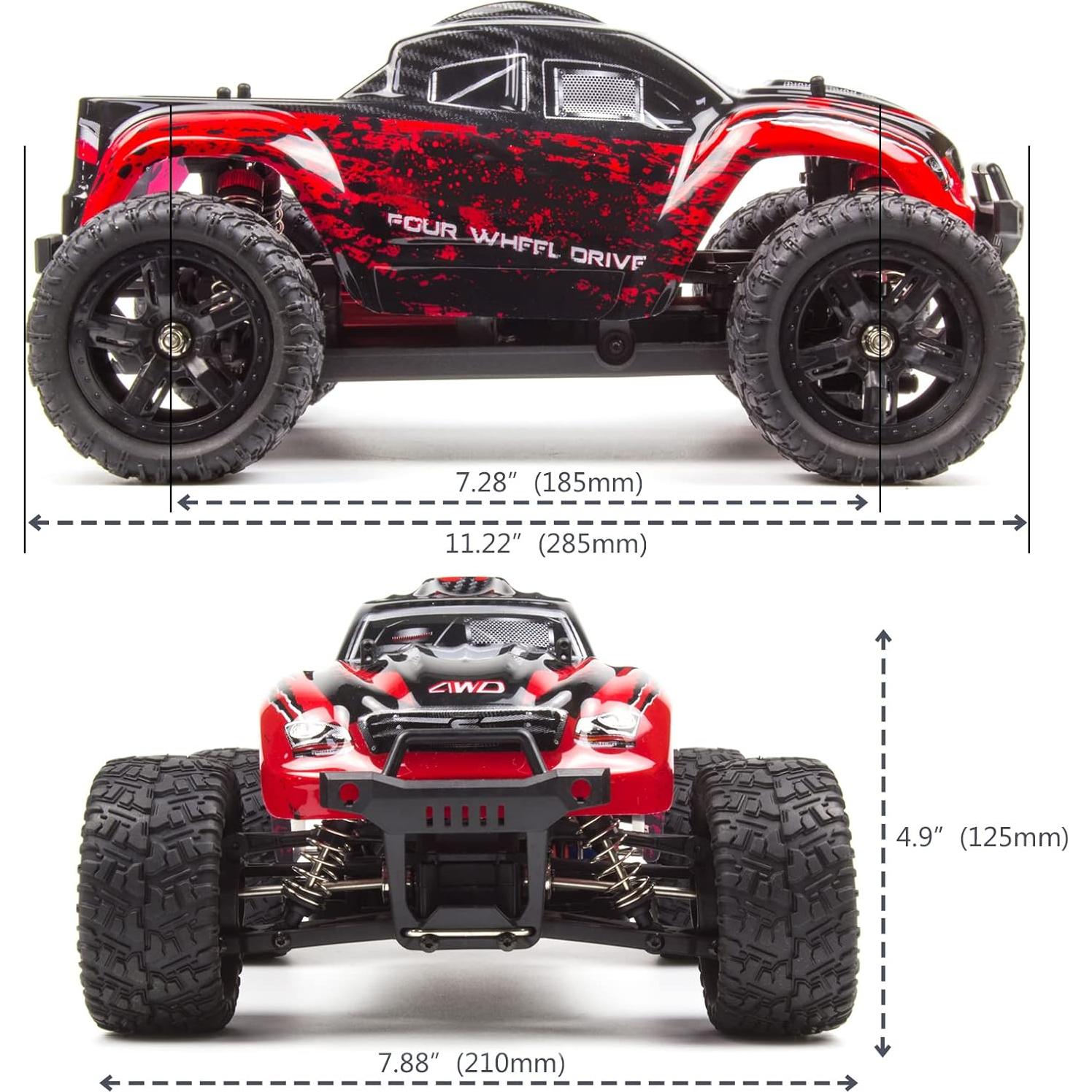 Coche RC Todo Terreno REMO 4X4 2.06kg 40KM/H Monstruo