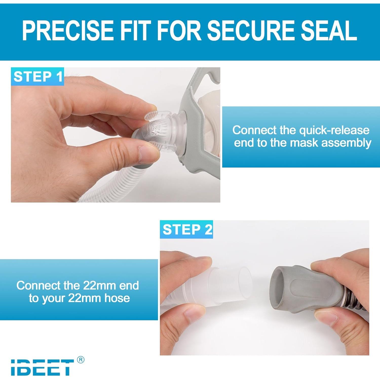 Tubo de Reemplazo IBEET para Máscara Nasal Wisp - 22mm