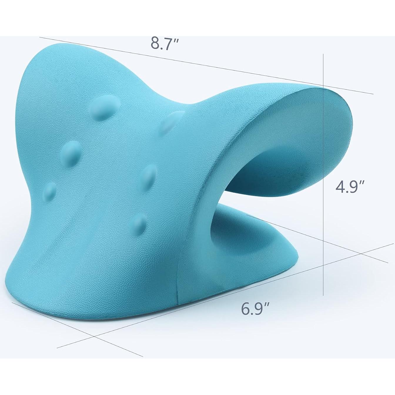Relajante de Cuello Restcloud - Dispositivo de Tracción Cervical Azul