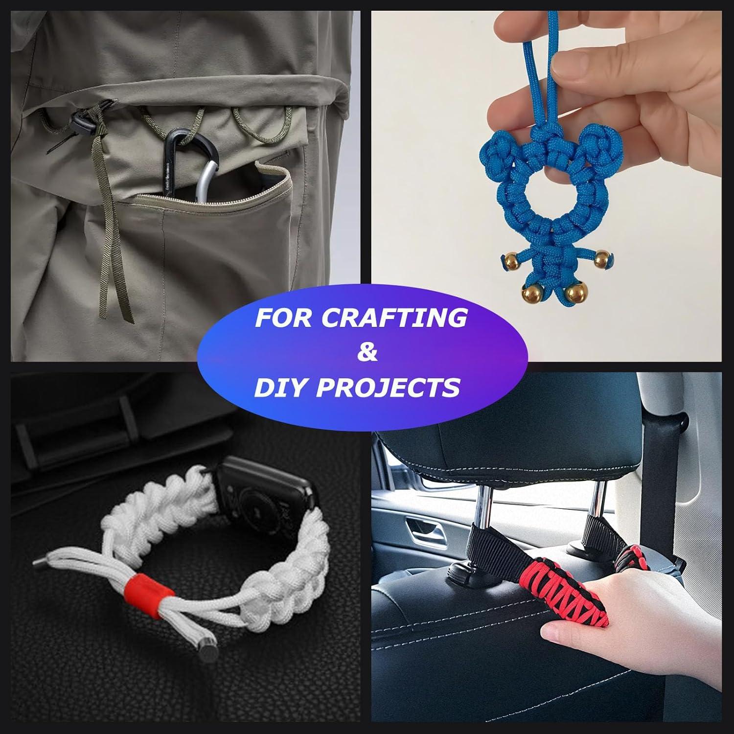 Cuerda Paracord Micro 2mm Paracordland 50m 270LB Verde Fluorescente