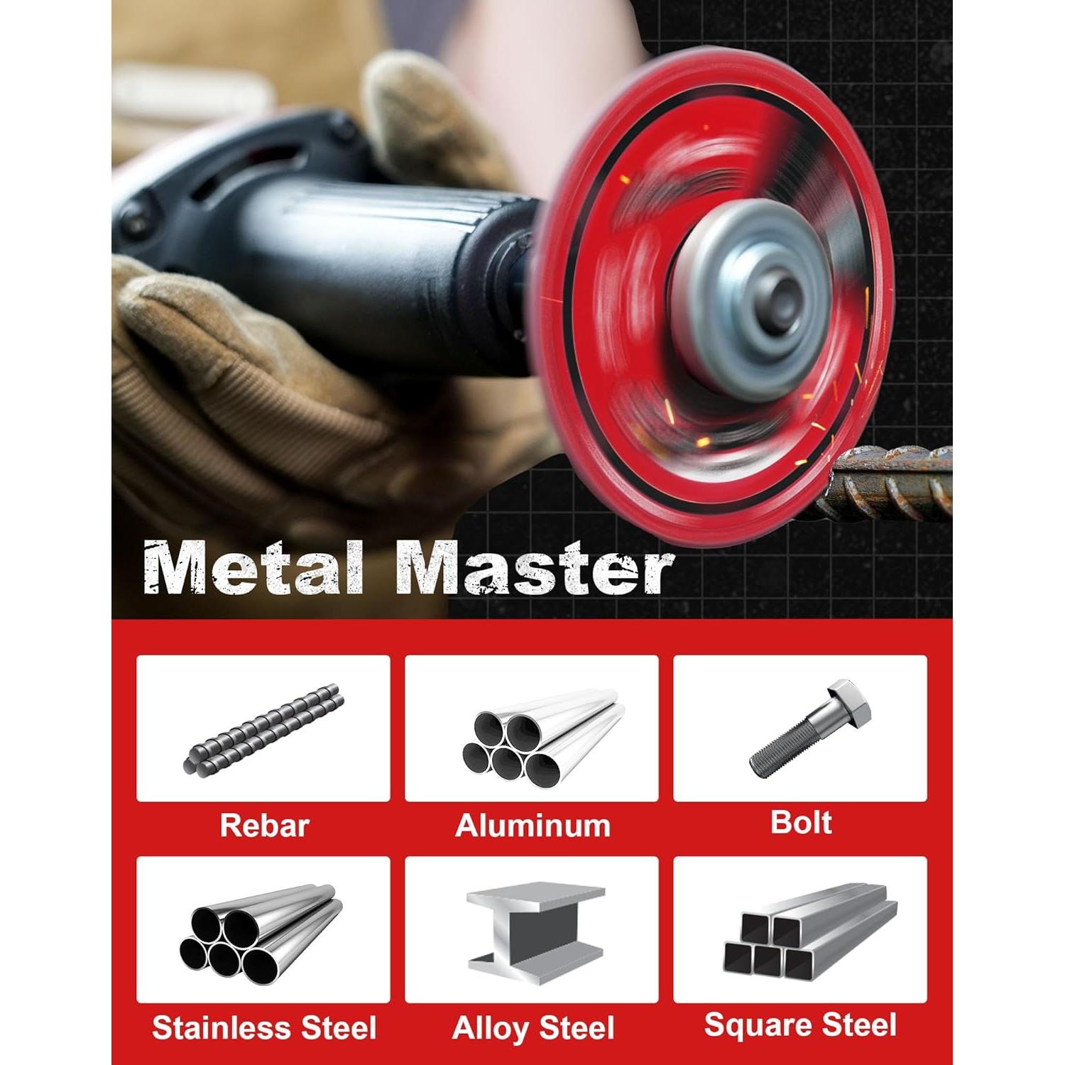 Rueda de Corte de Diamante EZARC 76 x 9.5 mm para Metal