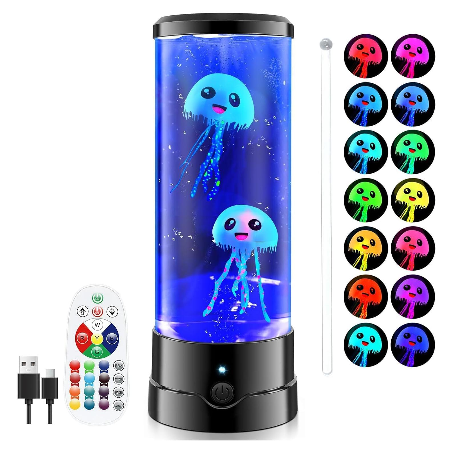 Lámpara de Medusas Osuke 29x10.5 cm 16 Colores Control Remoto