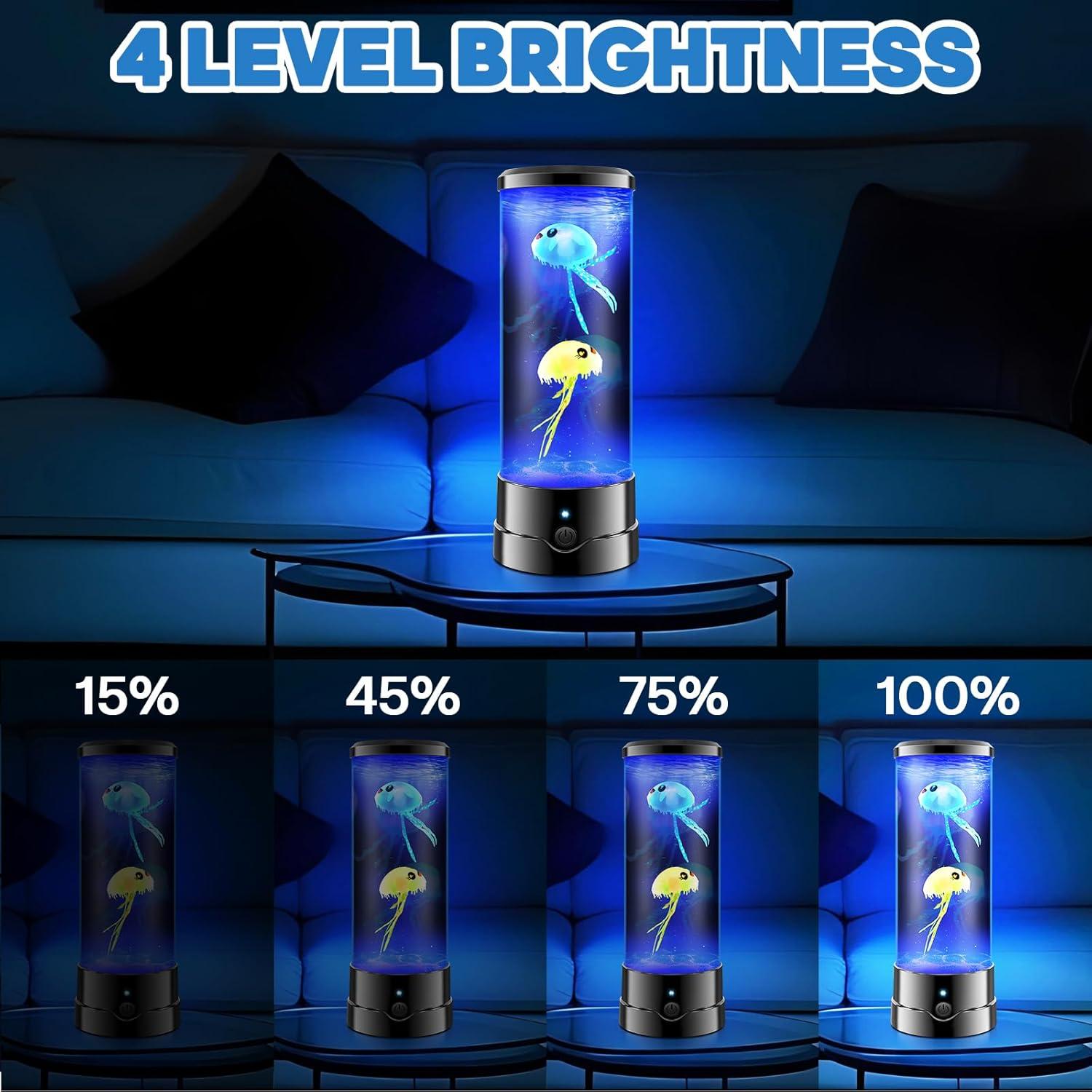 Lámpara de Medusas Osuke 29x10.5 cm 16 Colores Control Remoto