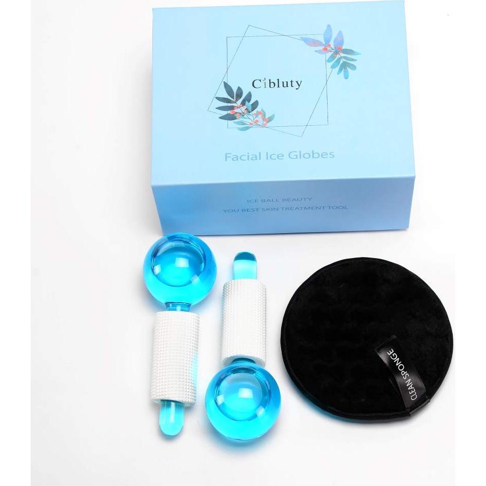 Bolas de Hielo Faciales CIBLUTY 2 PCS para Masaje Frío