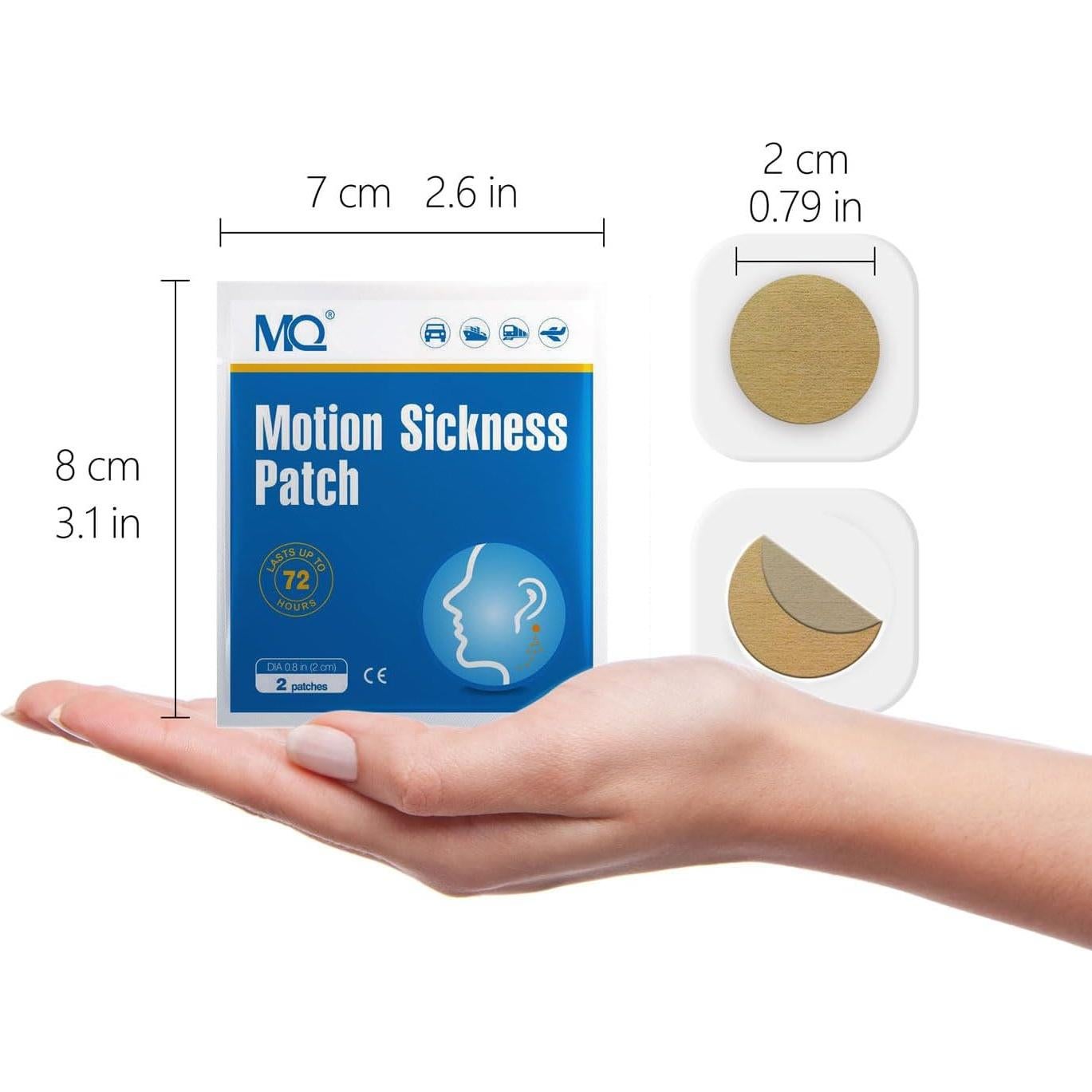 Parche de Mareo MQ 14ct Natural Impermeable 72H