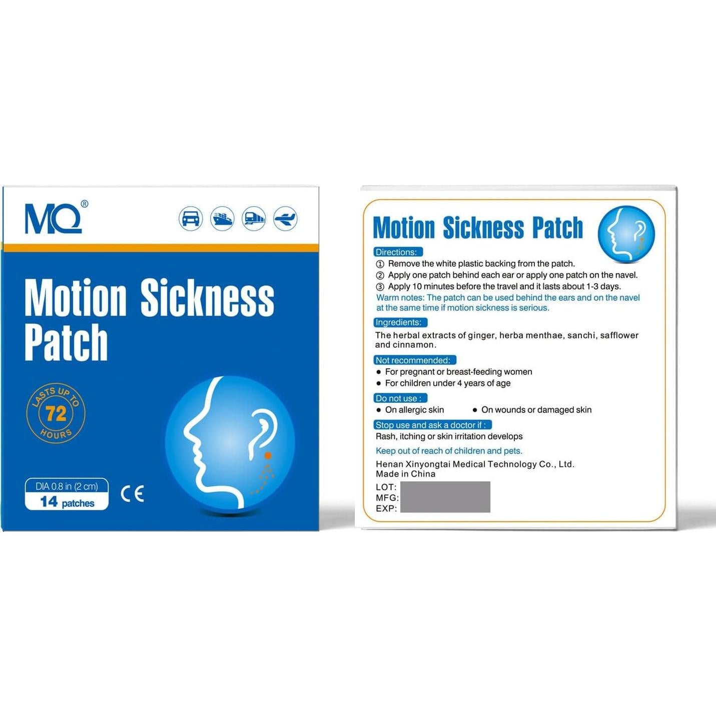 Parche de Mareo MQ 14ct Natural Impermeable 72H