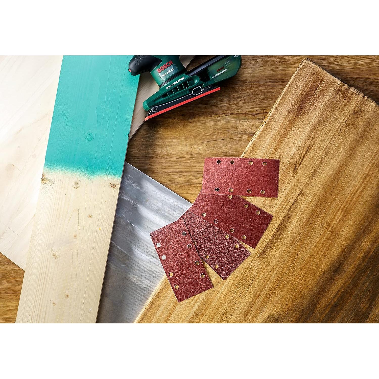 Set de 25 Lijas Bosch 2607019495 para Lijadora Orbital 93x185mm