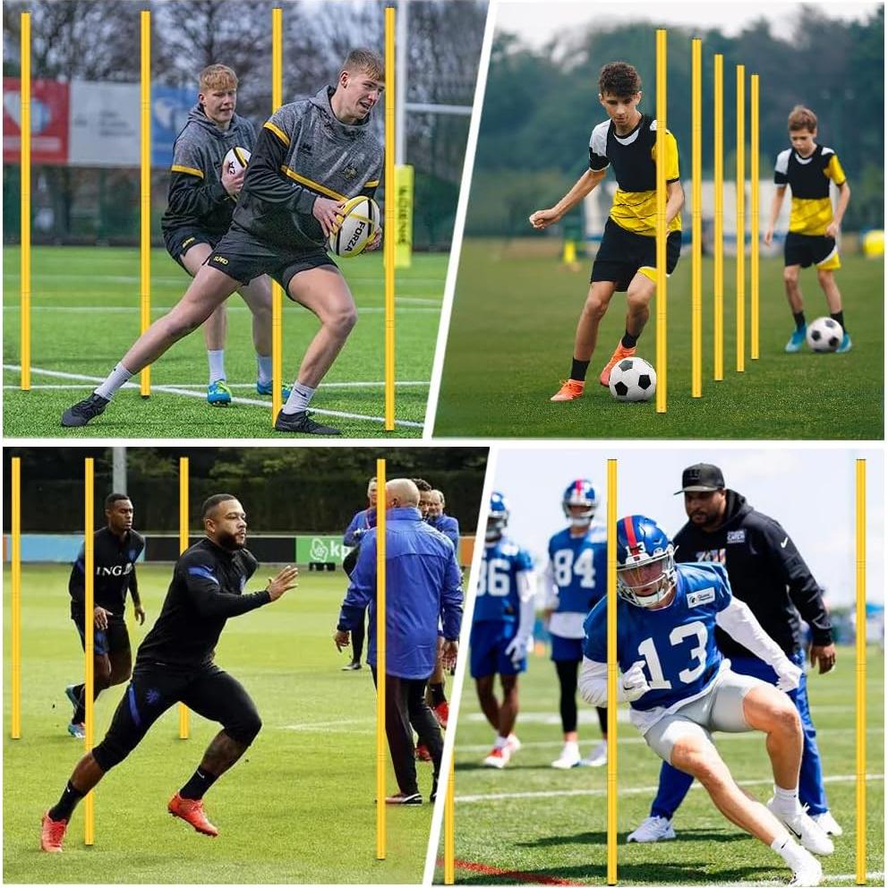 Equipo de Entrenamiento de Agilidad YTOPRO - 6 Postes, Conos y Más