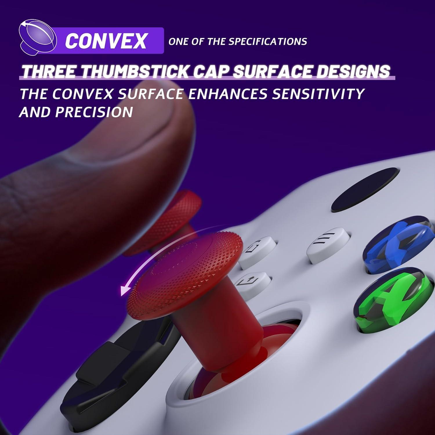 Joysticks Intercambiables eXtremeRate ThumbsGear V3 para Xbox y Switch