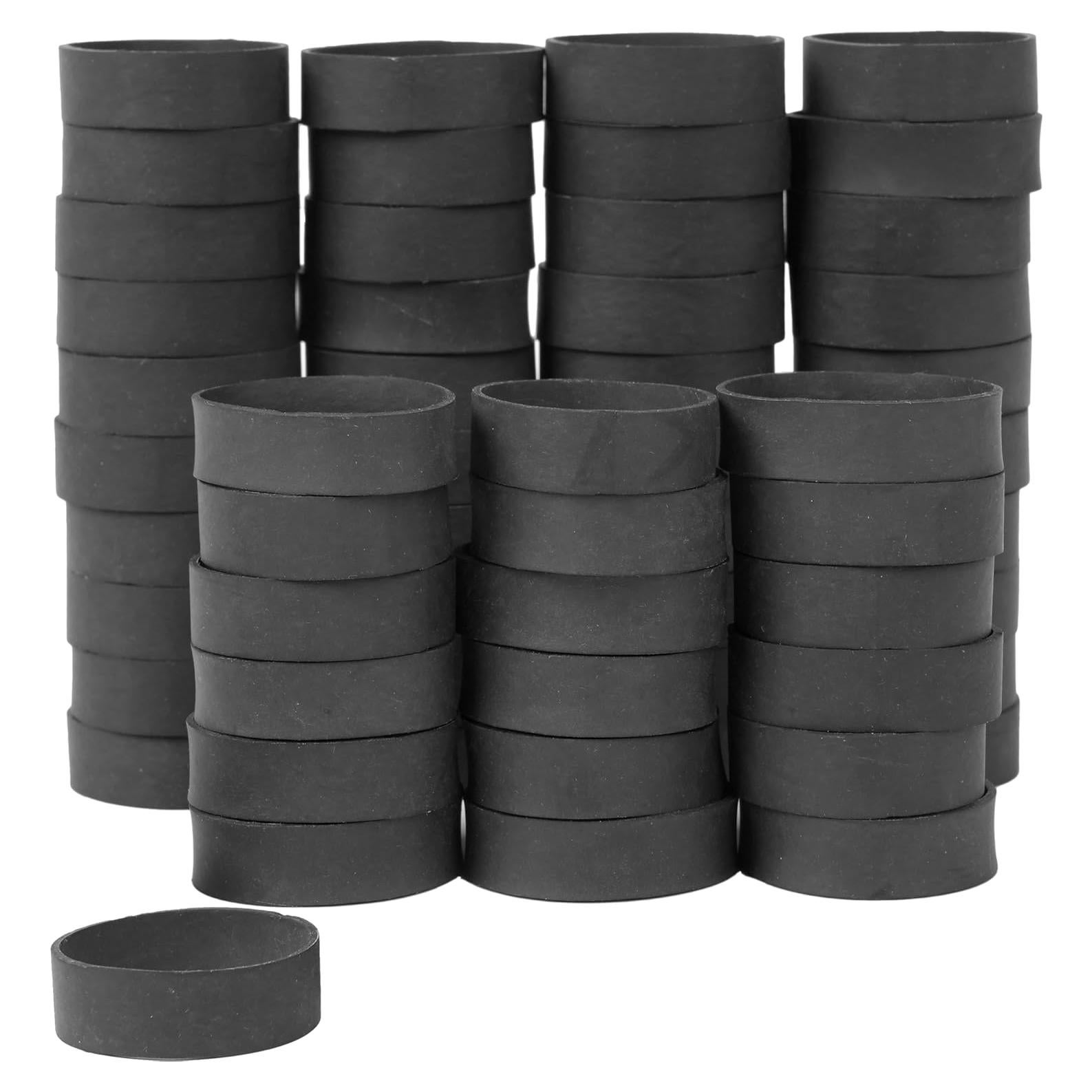 Bandas de Goma AIWOQI Tamaño #82 65 Piezas Negras