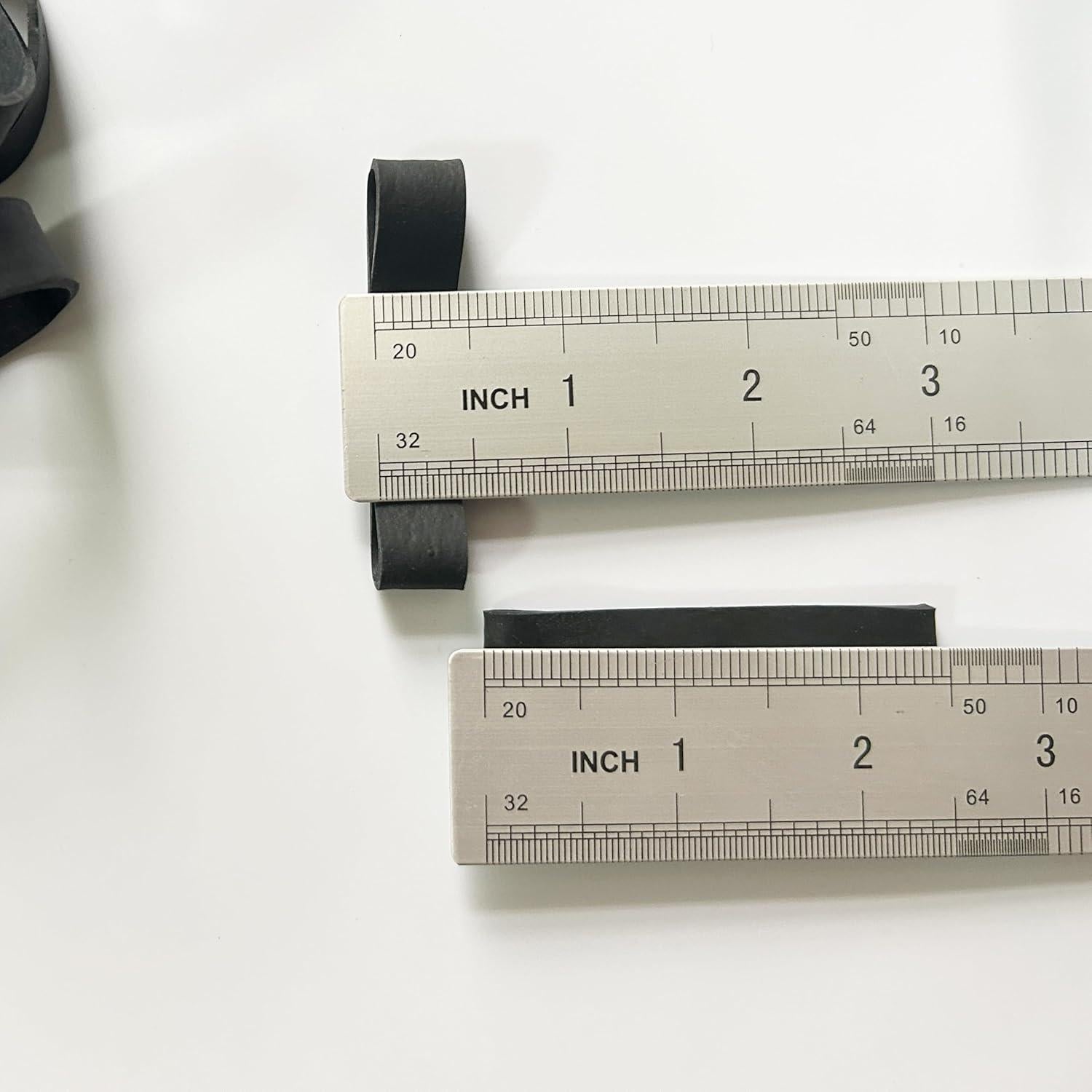 Bandas de Goma AIWOQI Tamaño #82 65 Piezas Negras