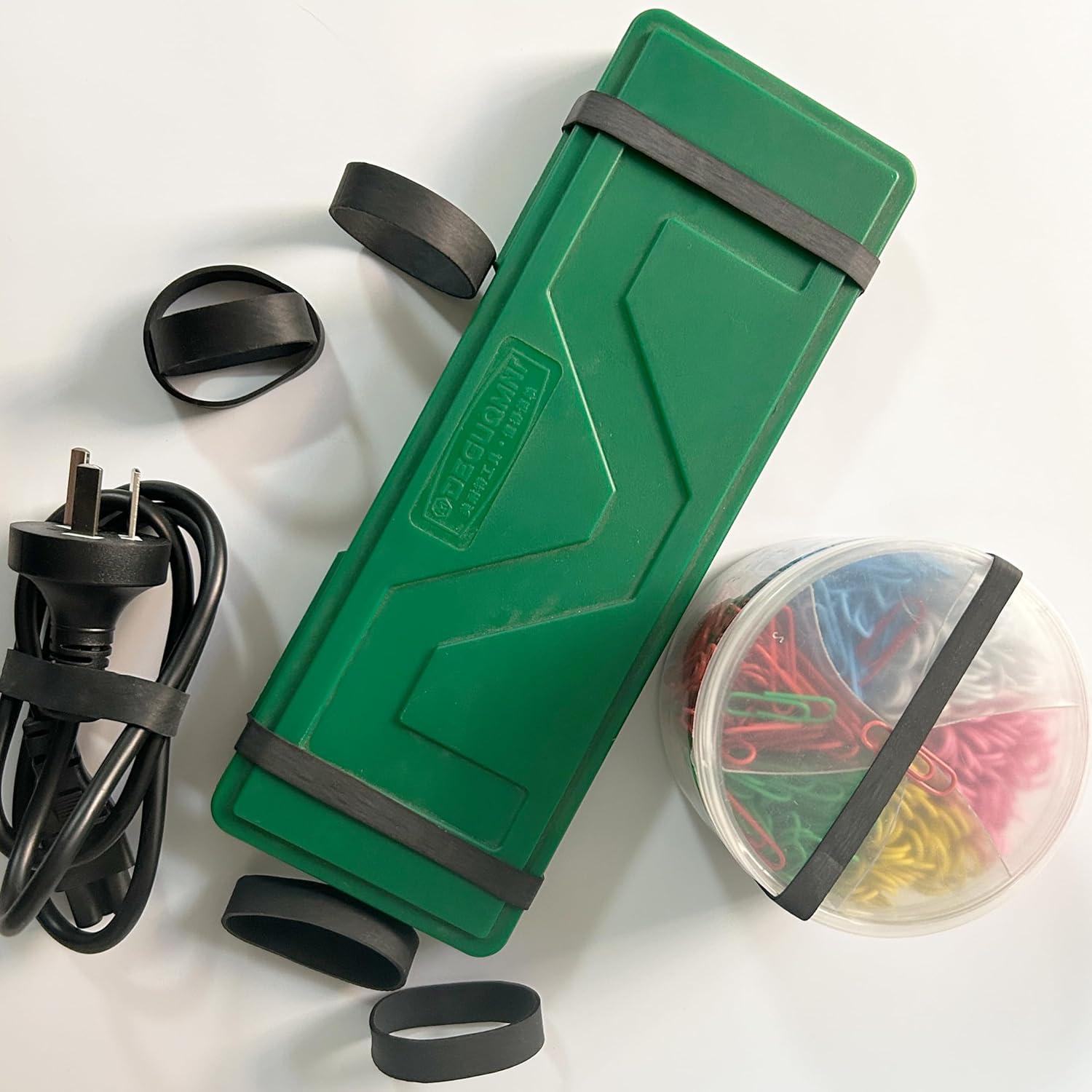 Bandas de Goma AIWOQI Tamaño #82 65 Piezas Negras