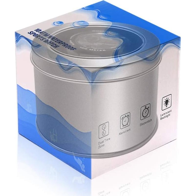 Reloj de buceo digital HONG KONG MAGIC 10 ATM LCD negro