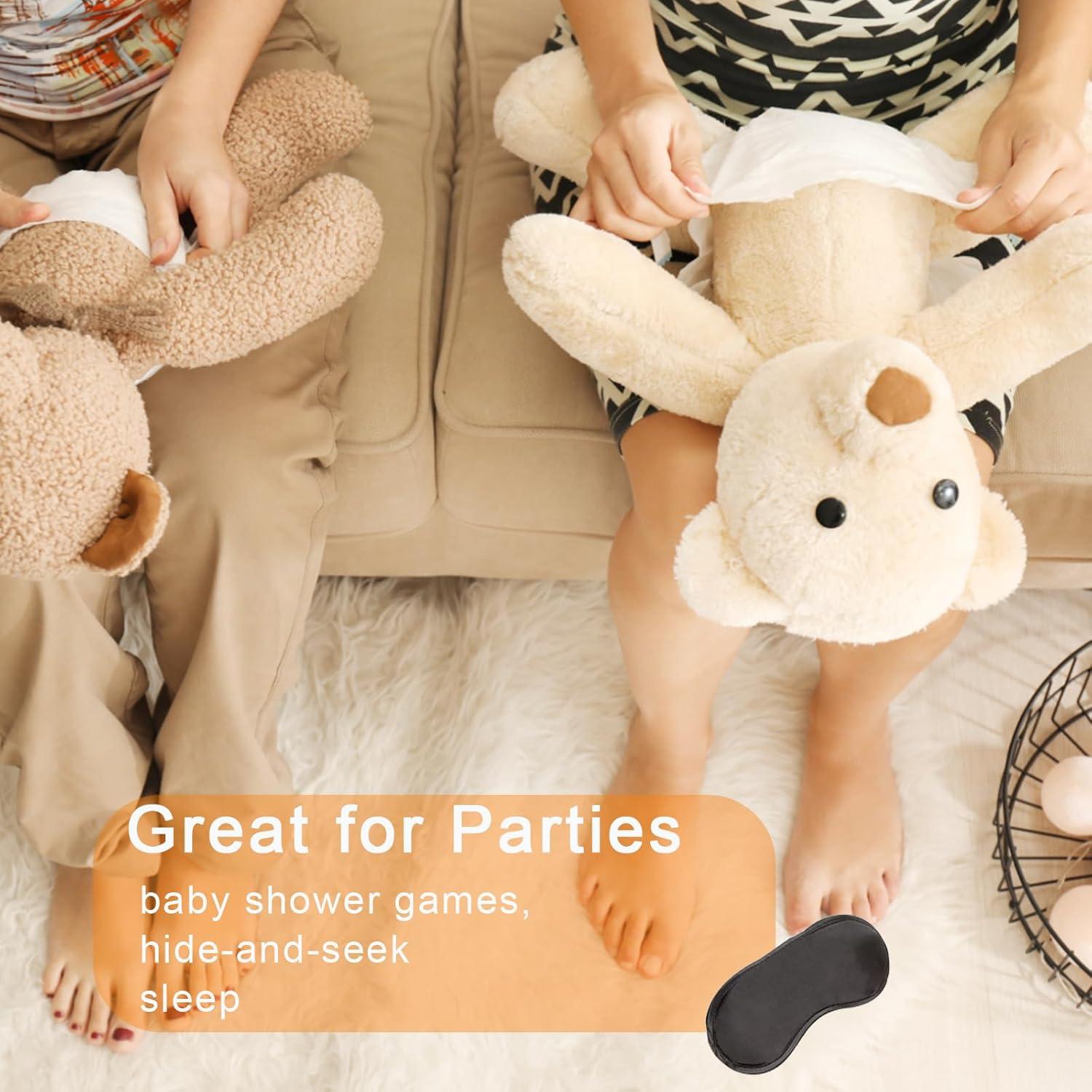 Paquete de 6 Máscaras de Ojos Vendadas Vandorla - Negro