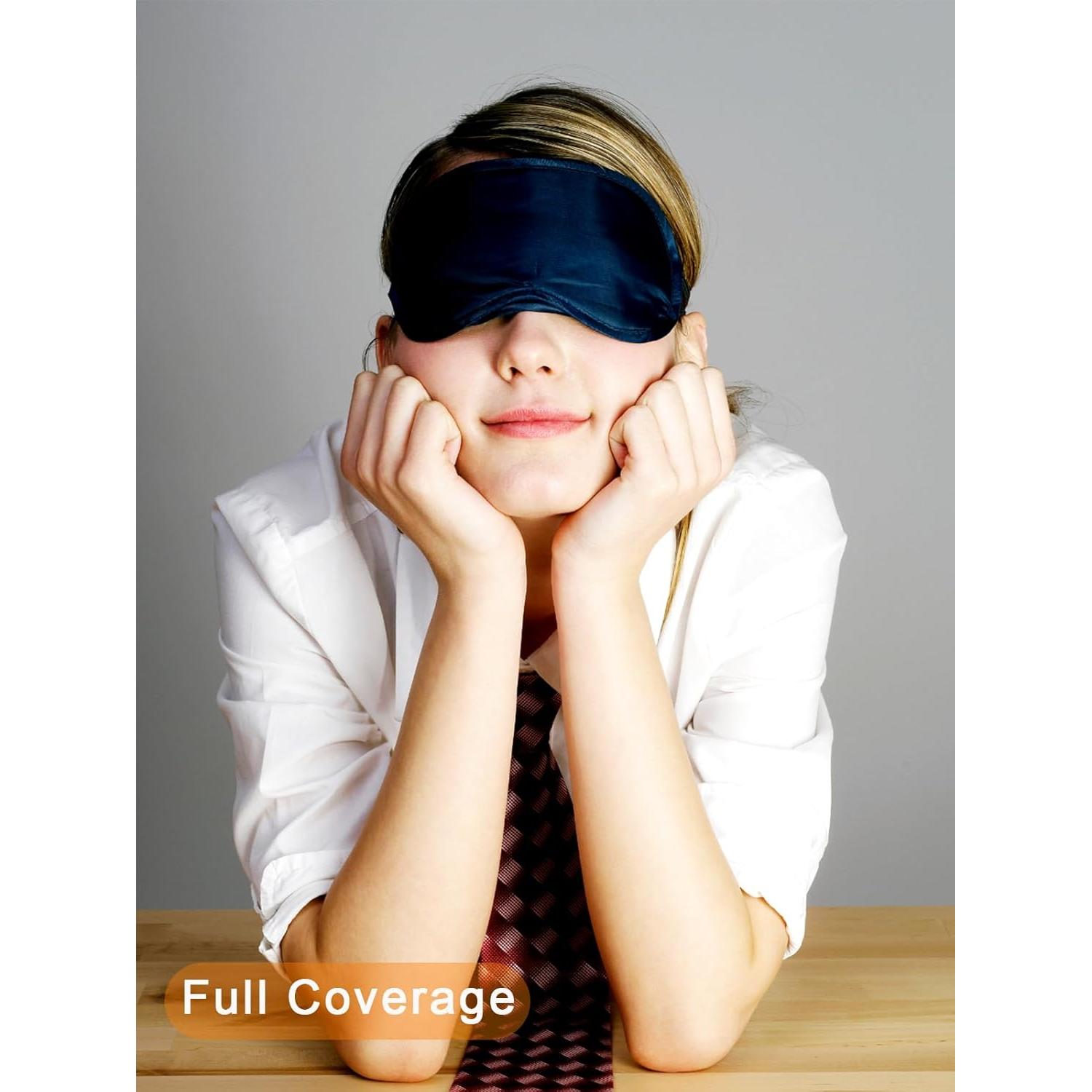 Paquete de 6 Máscaras de Ojos Vendadas Vandorla - Negro