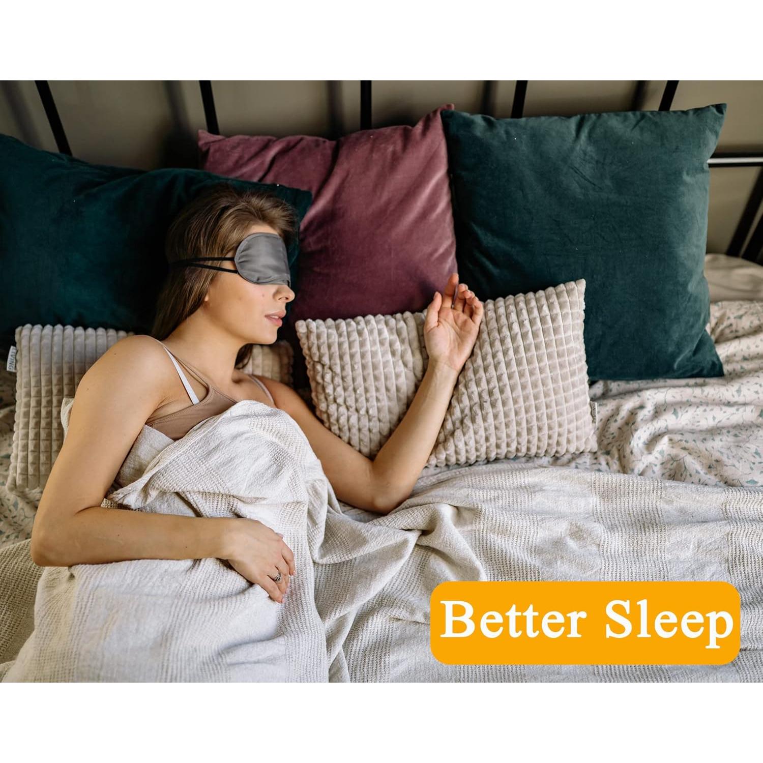 Paquete de 6 Máscaras de Ojos Vendadas Vandorla - Negro