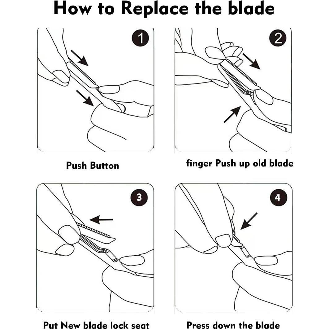 18 Cabezas de Repuesto MOVELOVE para Flawless Dermaplane Glo