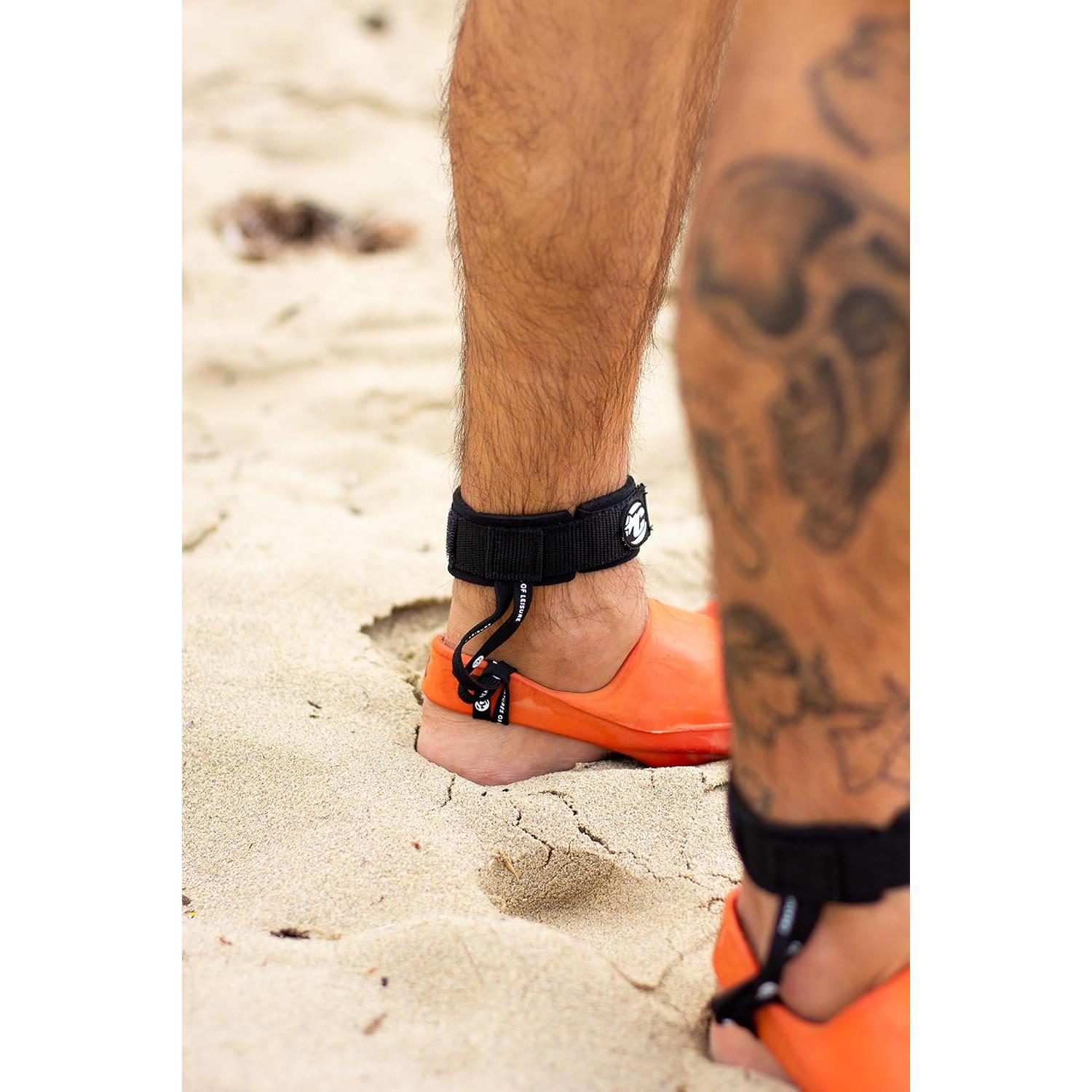 Tobillera Creatures of Leisure FinSavers Ajustable Negra