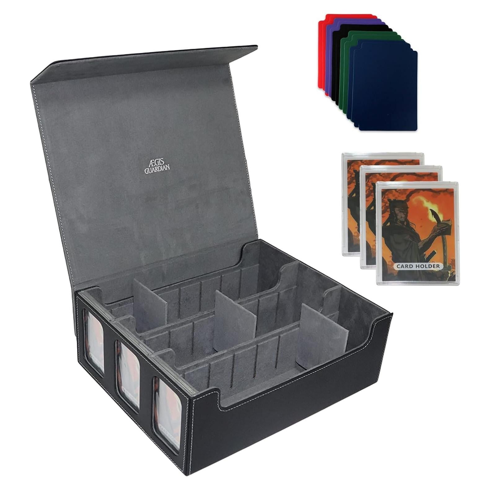 Caja de Almacenamiento de Cartas GIS GUARDIAN Negra 2400+ Cartas