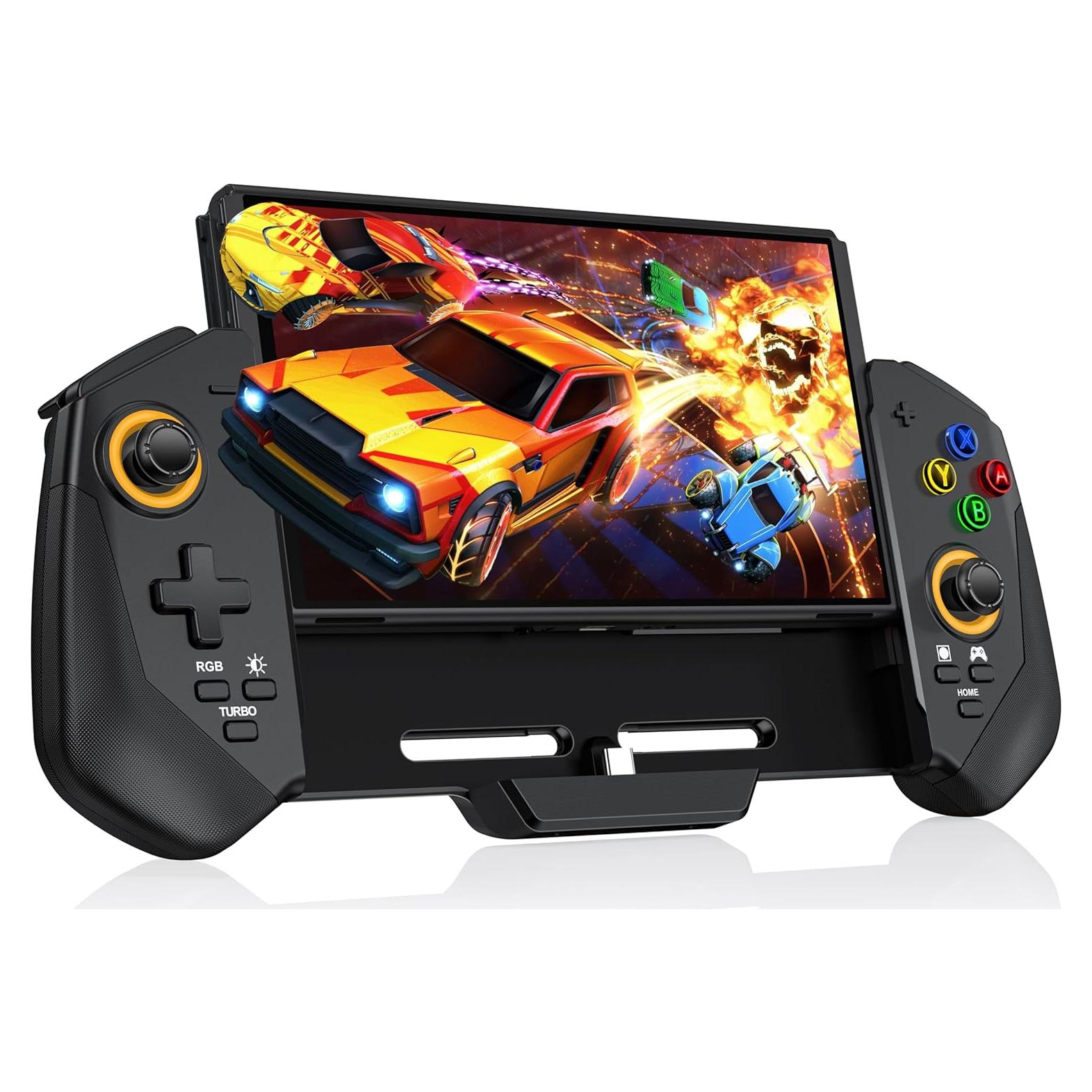 Controlador Pro CYOYPPY para Nintendo Switch y OLED - Turbo, 4 Ranuras