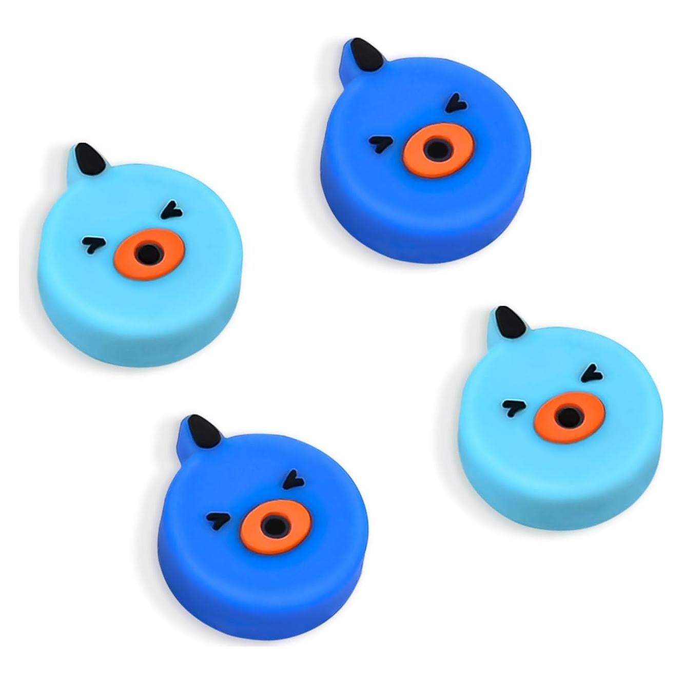 Tapas de agarre DLseego para Switch/Switch Lite/OLED - 4PCS Azul