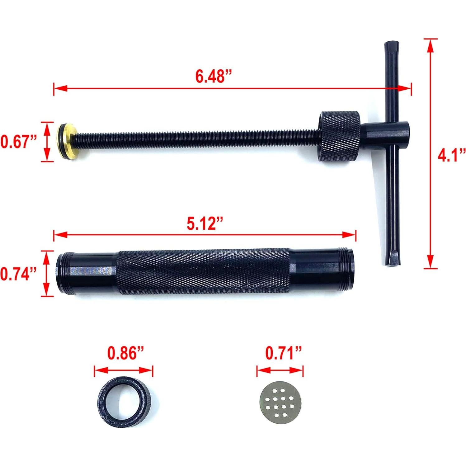 Extrusora de Acero Inoxidable HEVERP para Decorar Pasteles