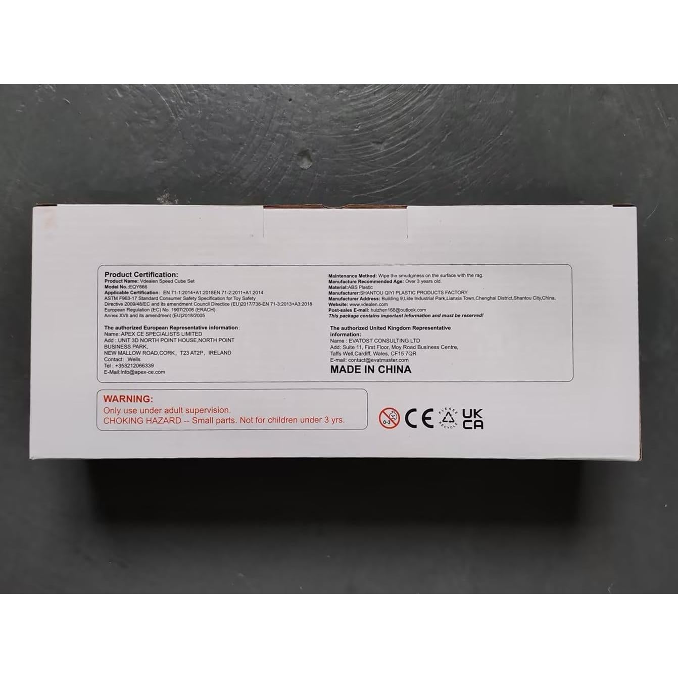 Juego de 10 Cubos de Velocidad 3x3x3 Vdealen Sin Pegatinas