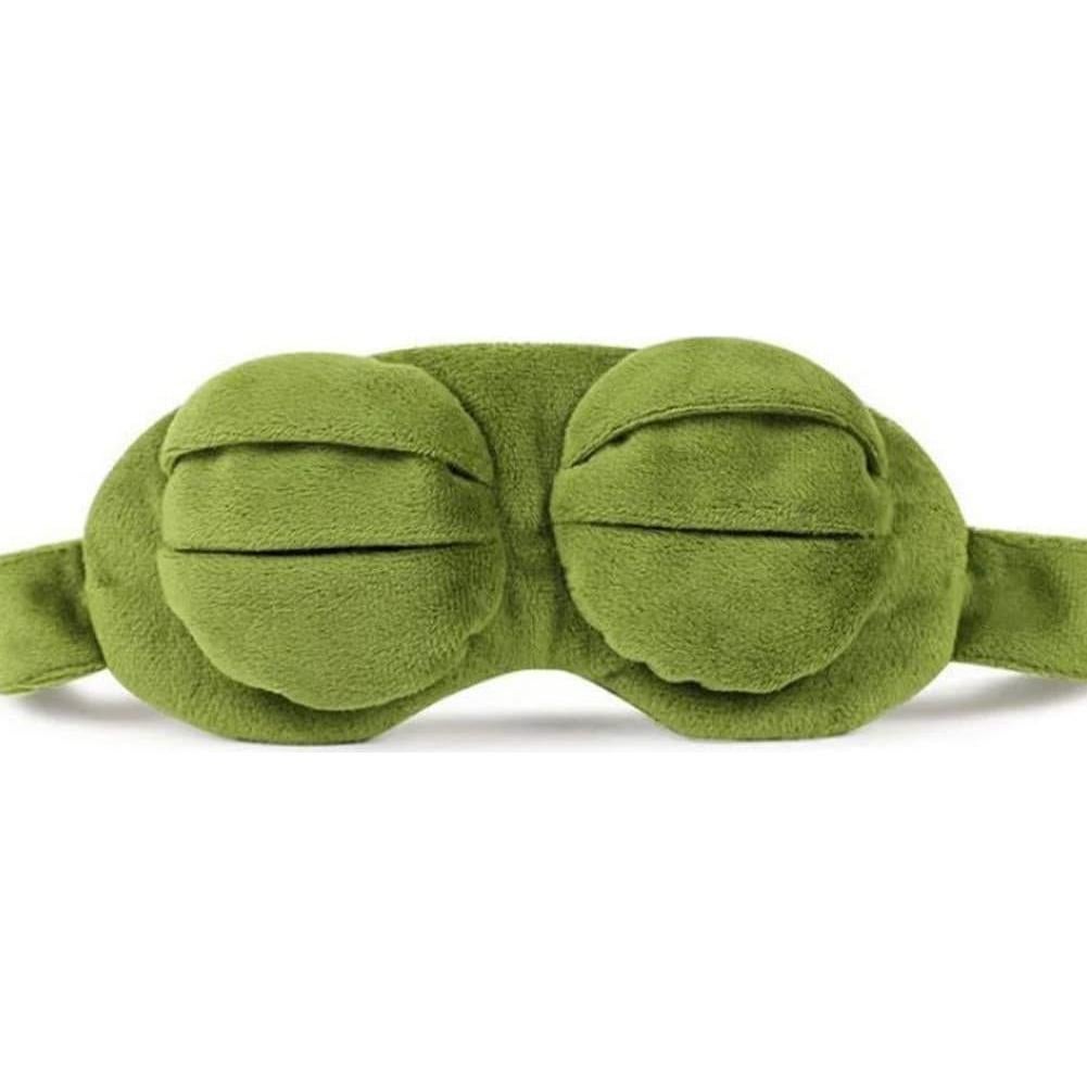Máscara de Ojos Dormilón Shinywear Rana Verde