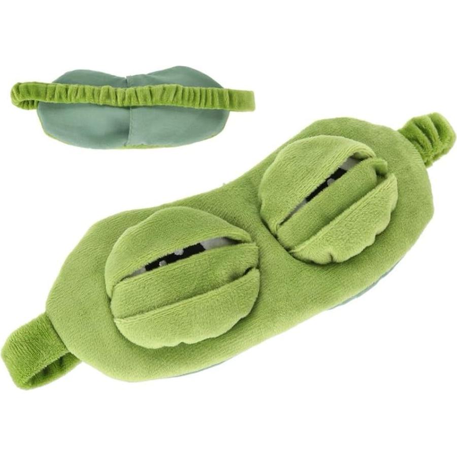 Máscara de Ojos Dormilón Shinywear Rana Verde
