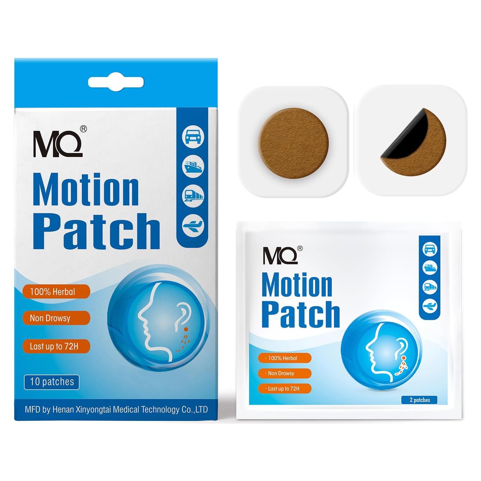 Parche para Mareo MQ 10 Unidades - Natural y Efectivo
