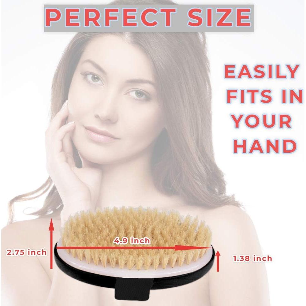 Cepillo Exfoliante Seco Avilana de Madera con Cerdas Naturales