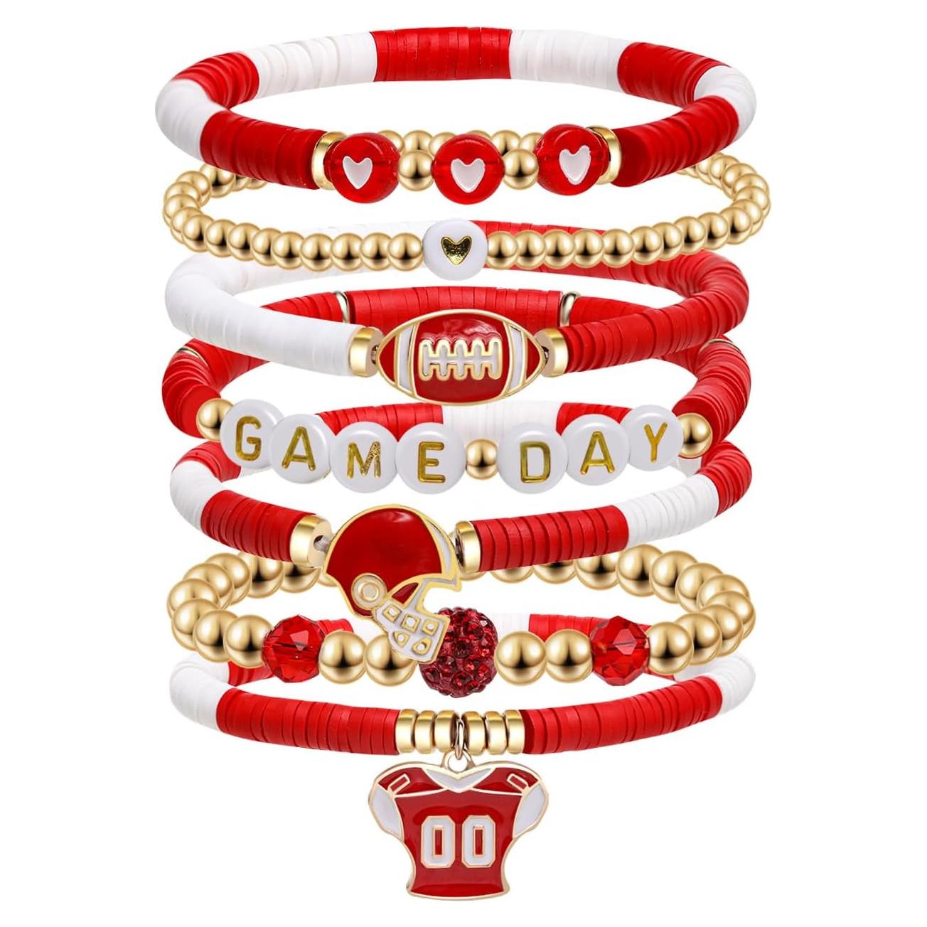 Pulsera de Fútbol Artlunar Game Day - Joyería Unisex