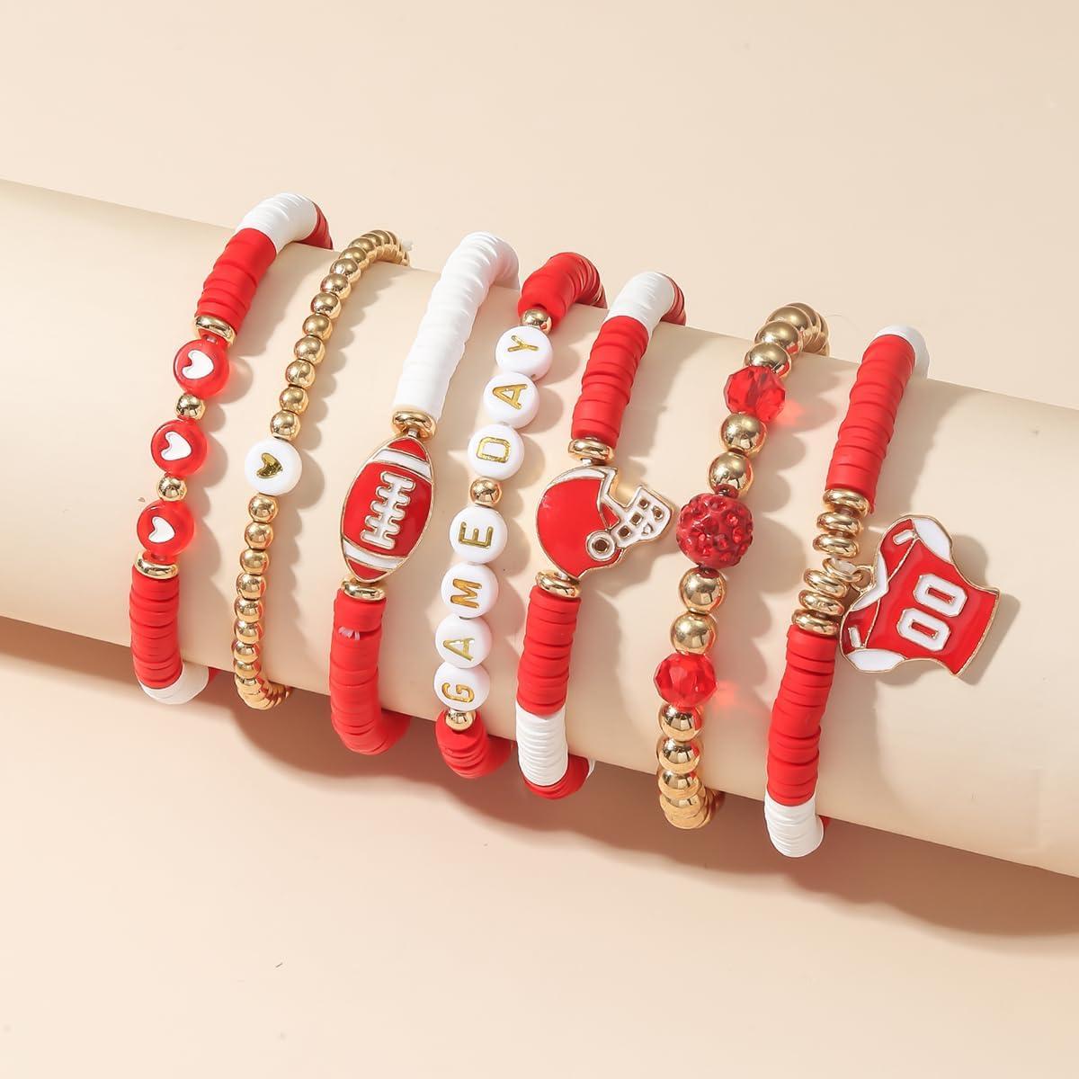 Pulsera de Fútbol Artlunar Game Day - Joyería Unisex