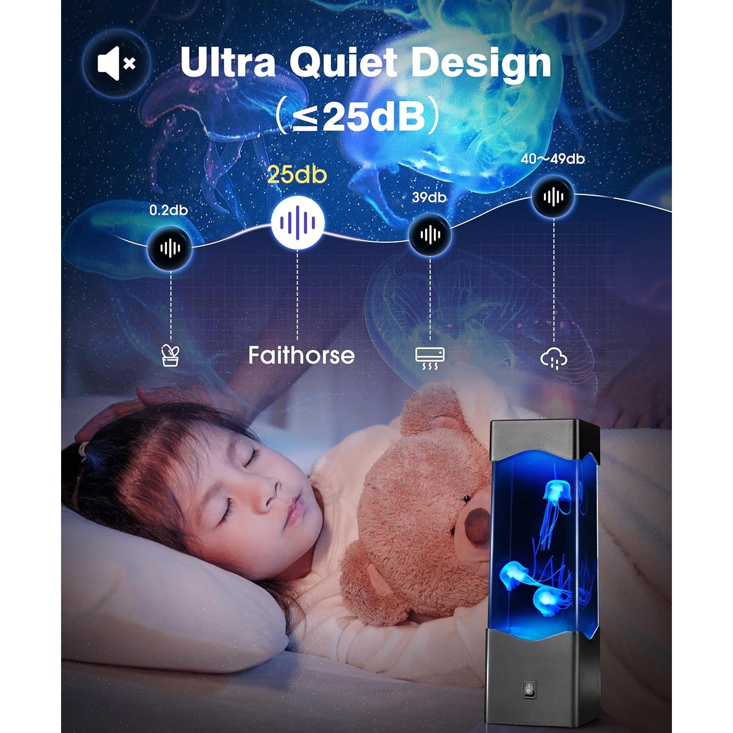 Lámpara de Medusas Faithorse 25,4 cm Multicolor Decorativa