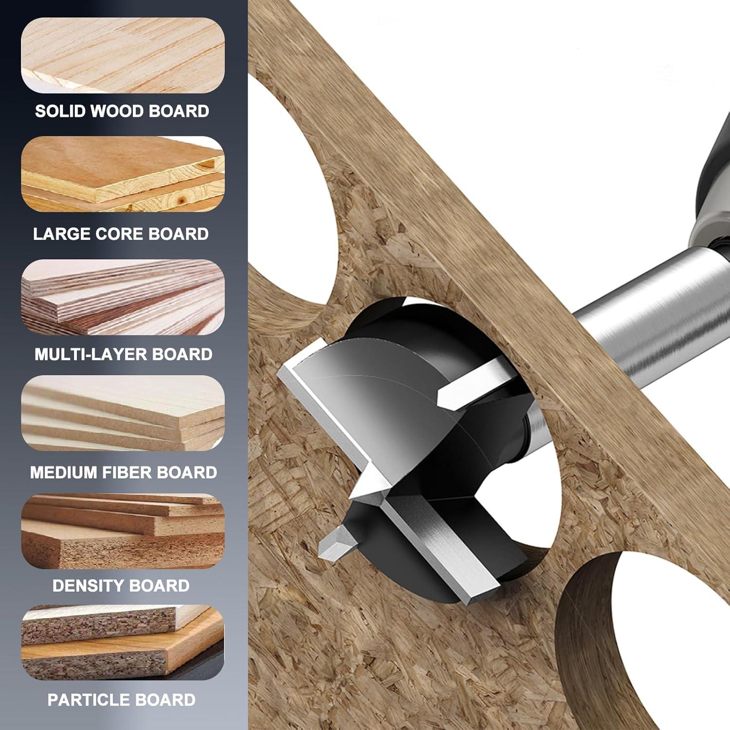 Broca Forstner 38mm YEUTTYX para Madera y Plástico