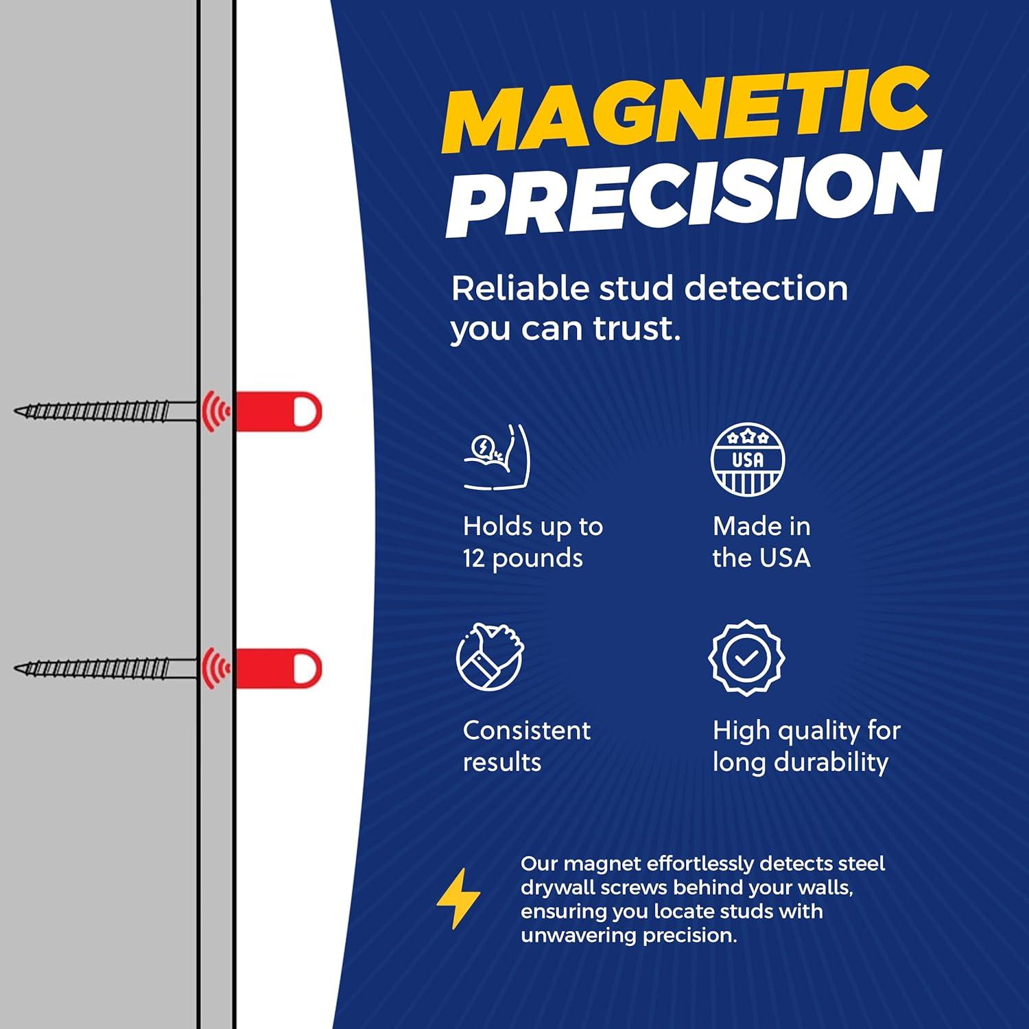 Buscador de Estudio Magnético MagnetPal - Paquete de 3 Imán