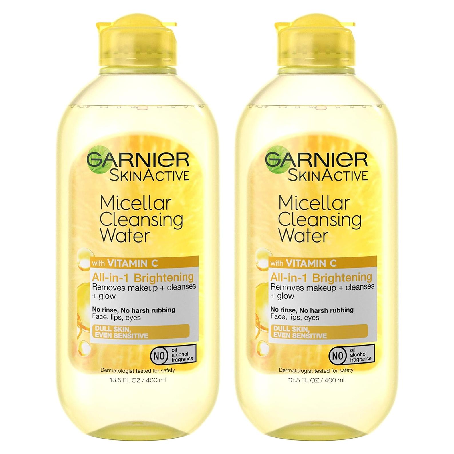 Agua Micelar Garnier Vitamina C 400 mL Limpiador Facial