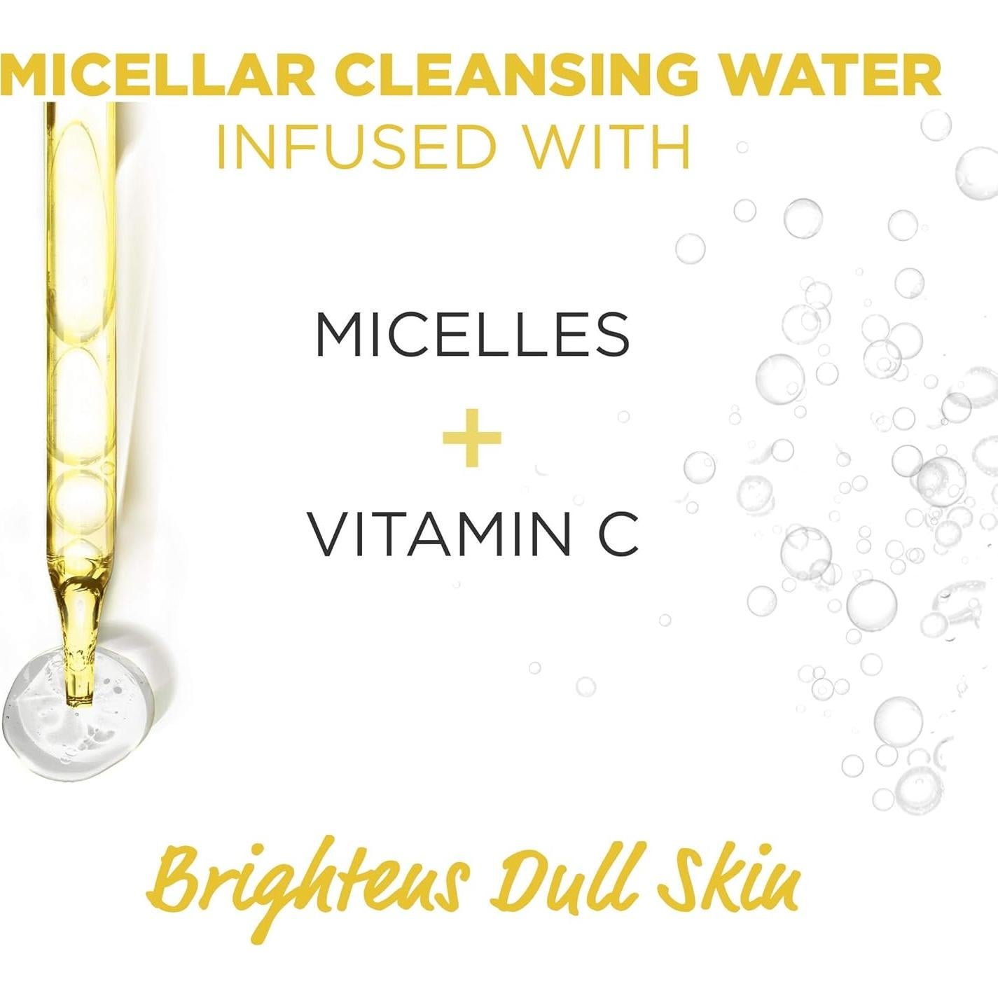 Agua Micelar Garnier Vitamina C 400 mL Limpiador Facial