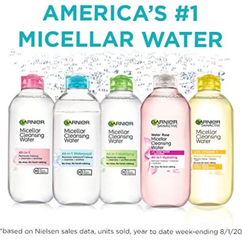 Agua Micelar Garnier Vitamina C 400 mL Limpiador Facial