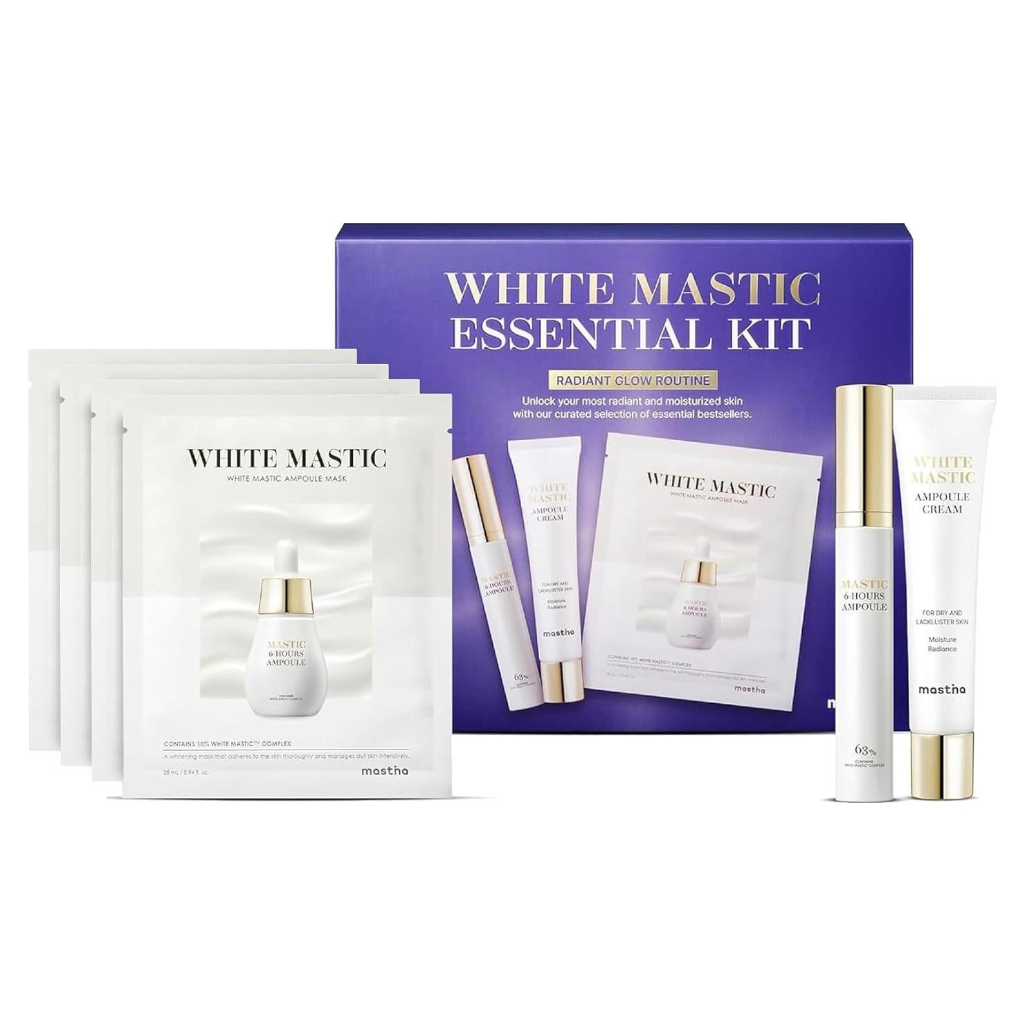 MASTINA Kit Esencial Cuidado Piel Mastic Blanco 3 en 1