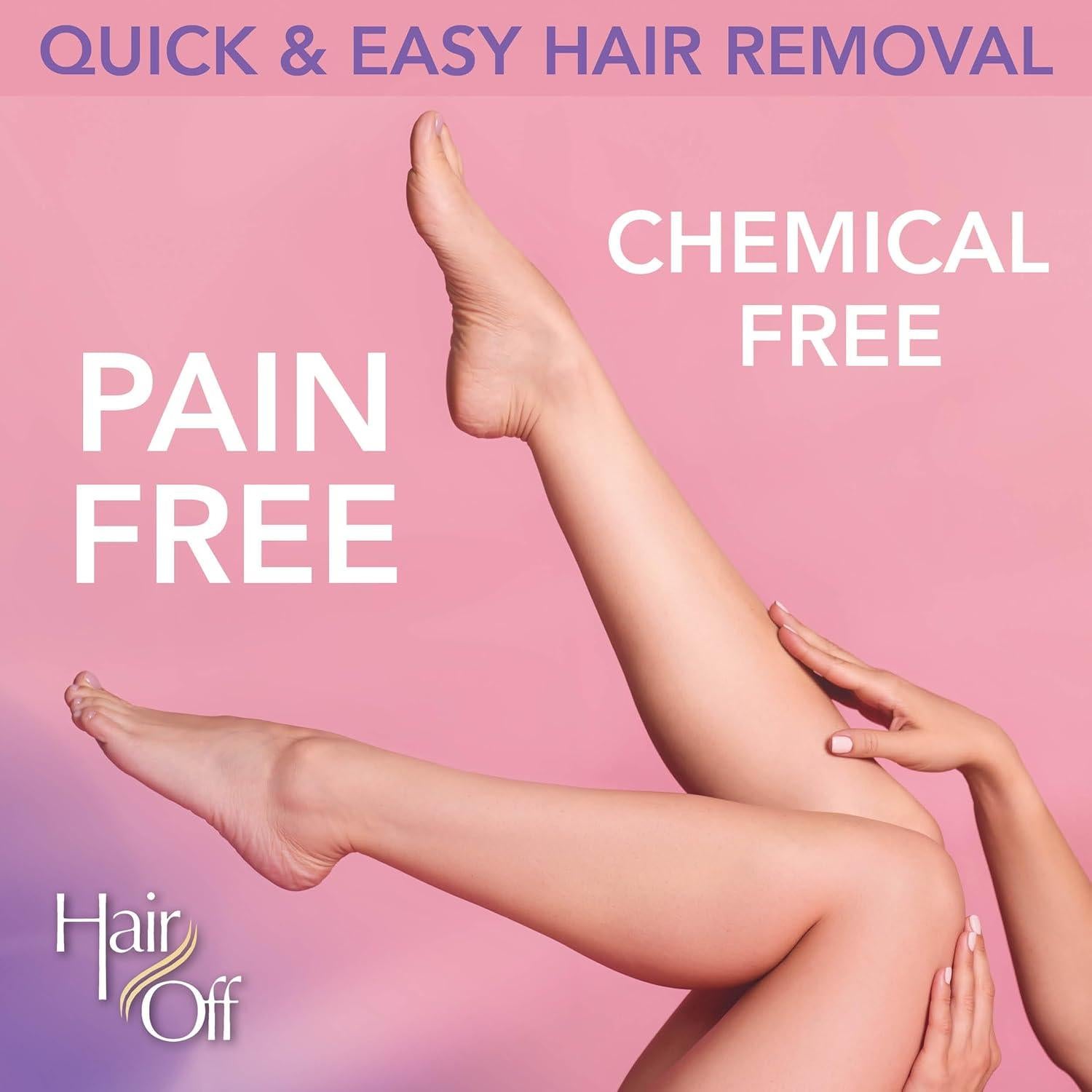 Mitón Removedor de Cabello Hair Off - 100% Natural - 3 Piezas