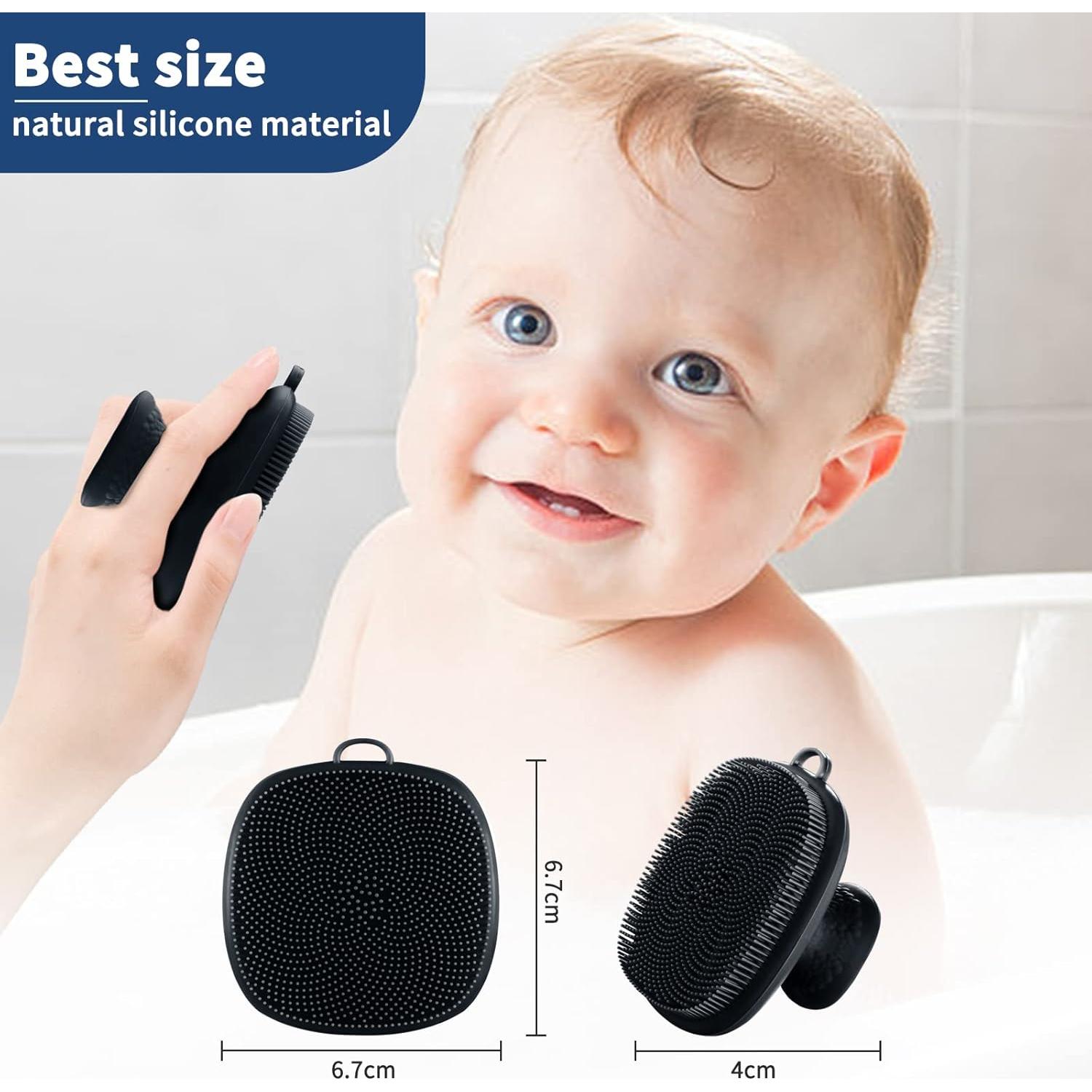 Limpiador Facial de Silicona VWMYQ Negro - Cepillo Exfoliante Impermeable