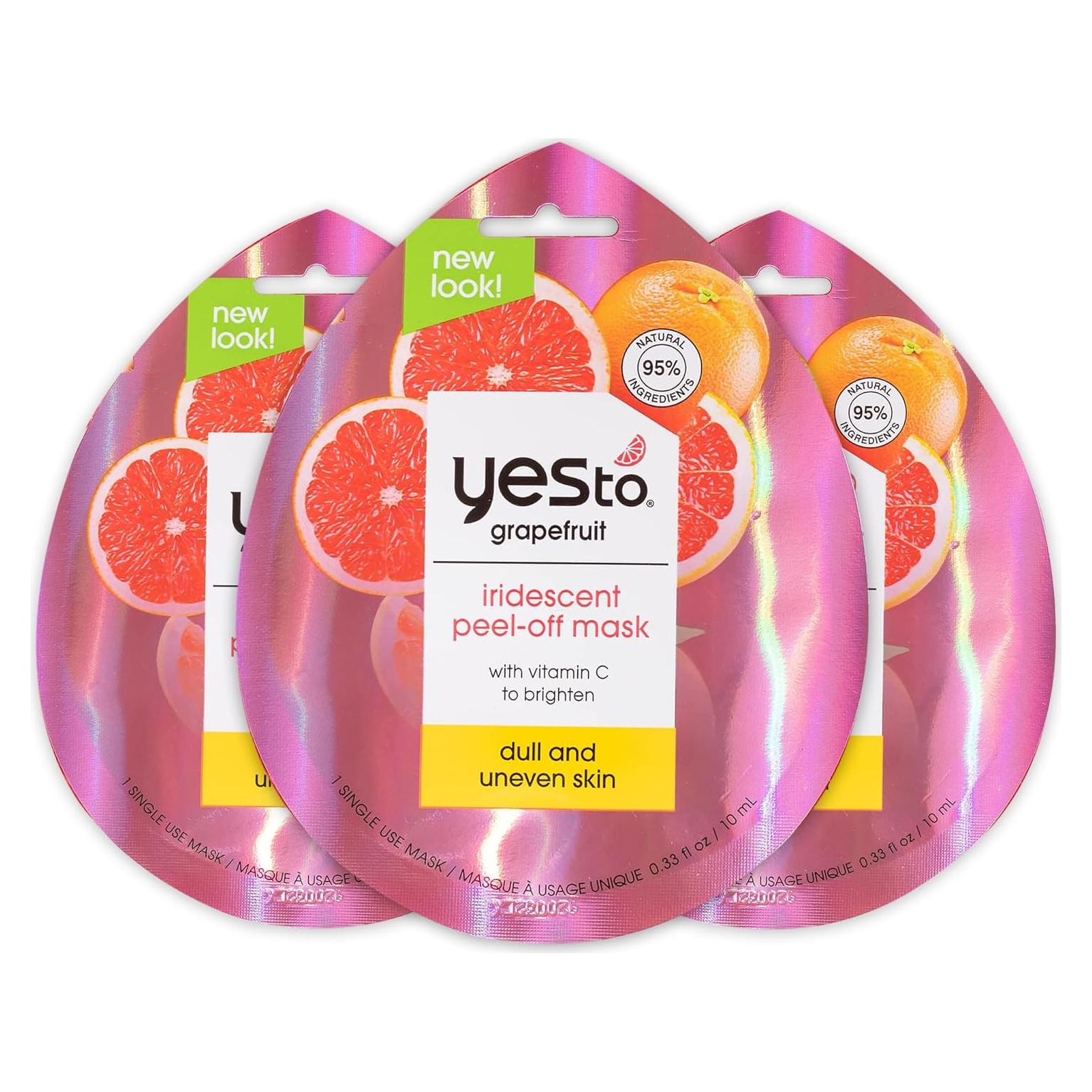 Máscara Peel Off Sí a la Toronja con Vitamina C - 3 Piezas