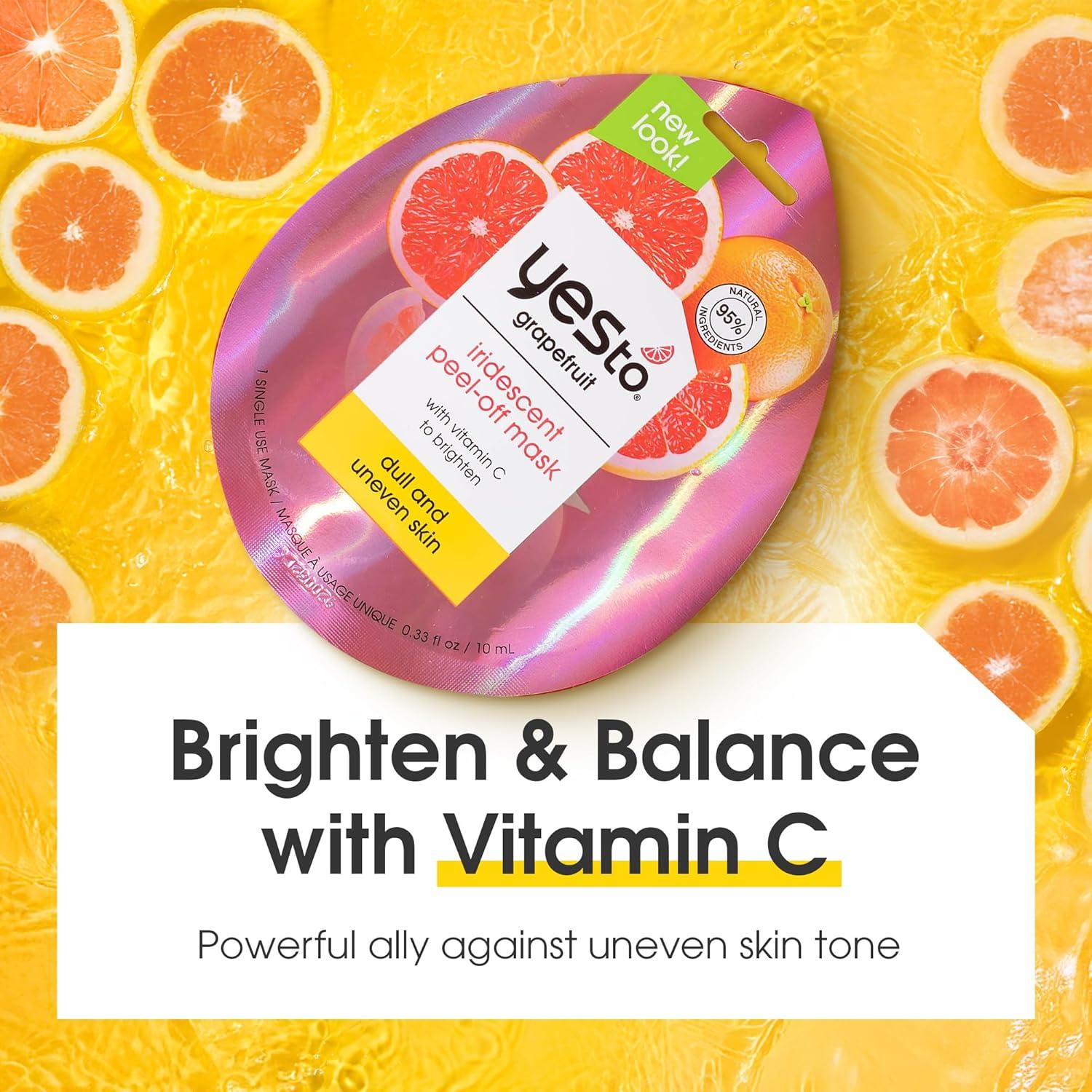 Máscara Peel Off Sí a la Toronja con Vitamina C - 3 Piezas