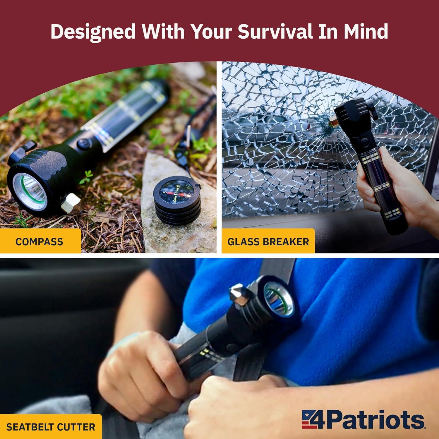 Linterna LED recargable 4Patriots HaloXT 2000 mAh 3 modos