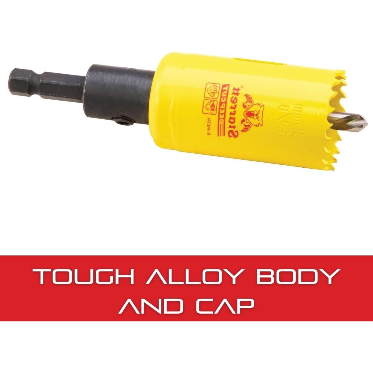 Sierra de Agujero Starrett ADCH0138 5.08 cm HSS para Metal y Madera