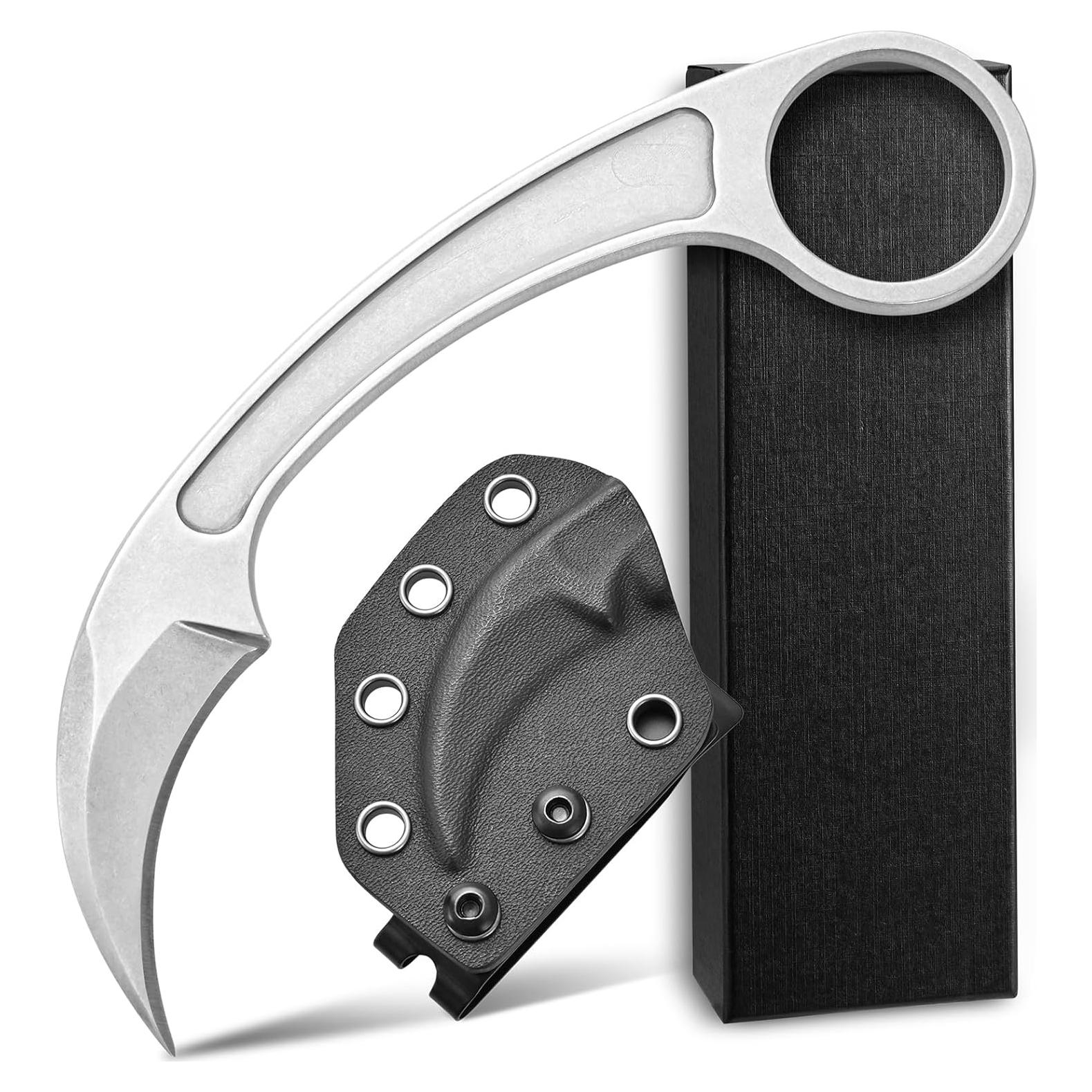Cuchillo Ccanku C1102 EDC 13 cm D2 Acero Inoxidable Plata