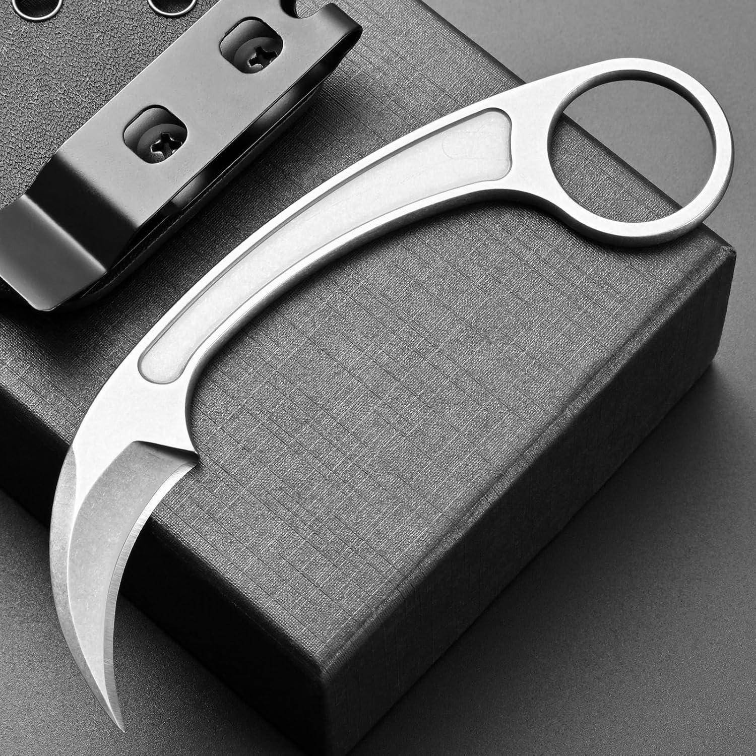 Cuchillo Ccanku C1102 EDC 13 cm D2 Acero Inoxidable Plata