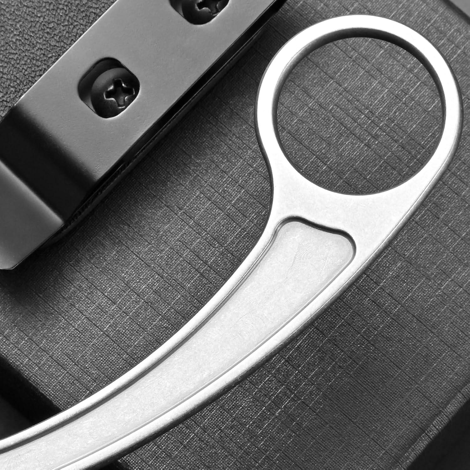 Cuchillo Ccanku C1102 EDC 13 cm D2 Acero Inoxidable Plata