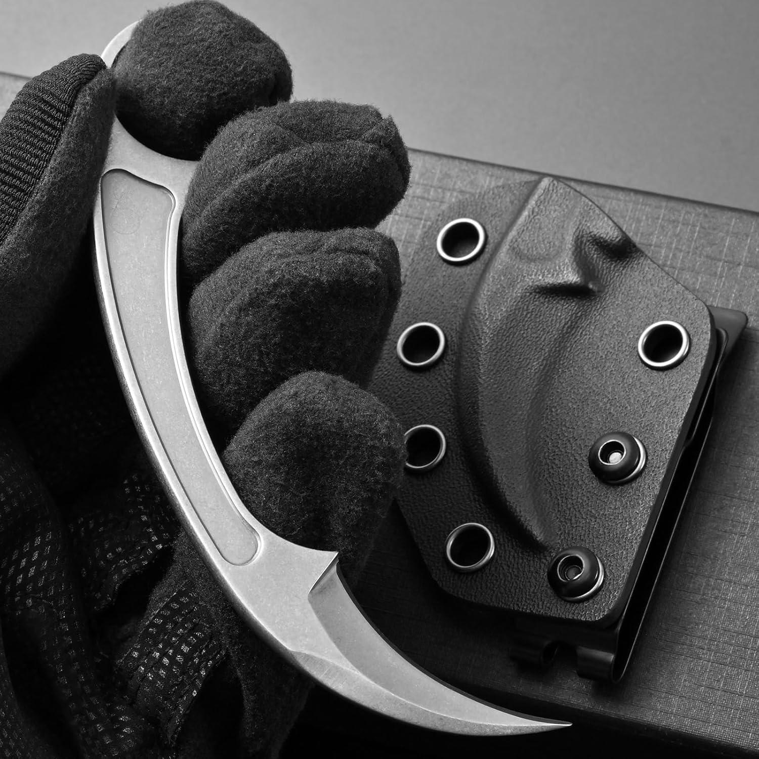 Cuchillo Ccanku C1102 EDC 13 cm D2 Acero Inoxidable Plata